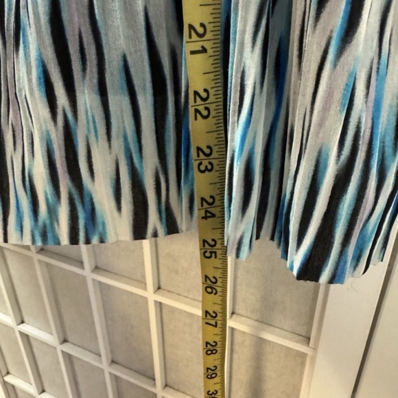 Liz Claiborne,Woman,Blouse+Pant Caprice Set,Blue-White,Sz M,Zip,Sleeveless.! - Picture 10 of 12